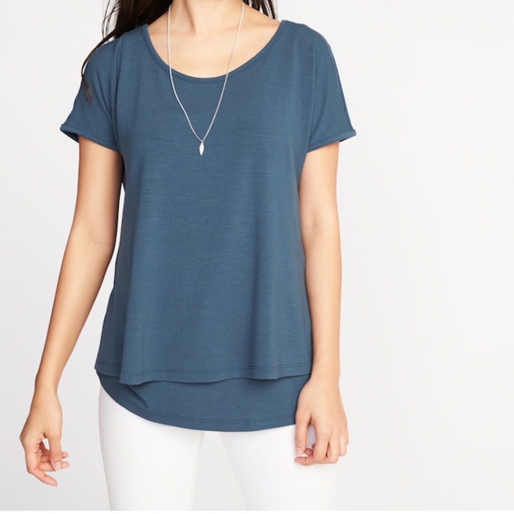 Maternity Double Layer Nursing Top